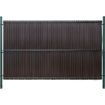 Pletivo Plastová výplň pro 3D panely 153 cm - hnědá