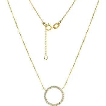 Náhrdelník Cutie Jewellery Z6323 Minimalistický zlatý náhrdelník s přívěskem model Z6323 délka 50 cm – zlatý šperk ryzosti 585/1000 v Dárkovém balení s Certifikátem GLNYB-50-32801