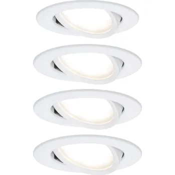 Bodové svítidlo Paulmann 4064161242187 Nova vestavné svítidlo, LED, LED, 18 W, bílá (matná), sada 4 ks