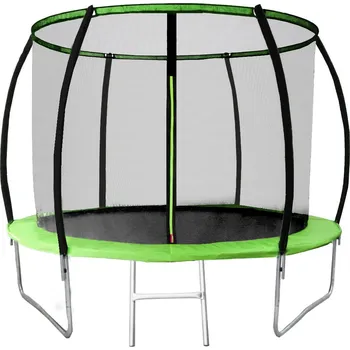 Trampolína PIXINO Trampolína Deluxe 244 cm s ochrannou sítí a žebříkem