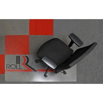 Podložka pod nábytek ROLL Podložka pod židli, s hroty, 930x1200 mm, polykarbonát, tloušťka 2,75 mm