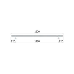 KOVIAN, s.r.o. Madlo ø 42.4mm, L-1500mm, leštěná nerez AISI304