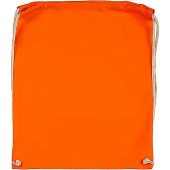 Městský batoh Bavlněný batoh 140 g/m2, 37x48 cm - oranžový