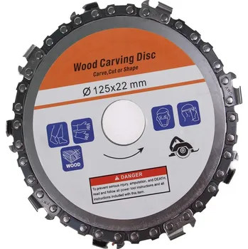 Řezný kotouč NOEMON TOOLS Řetězový řezný kotouč na dřevo - 125 x 22 mm