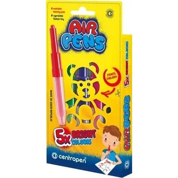 CENTROPEN Foukací fixy 1500/5 AIR pen zák.barvy oranž. BRIGHT