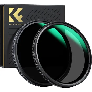 K&F Concept 72mm Variable ND Filter Kit 2pcs ND2-32 & ND32-512