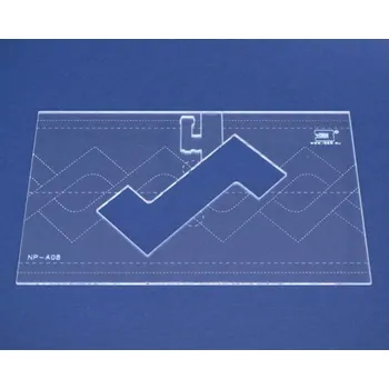 Příslušenství k šicímu stroji Quiltovací pravítko bordura uzly NP-A08