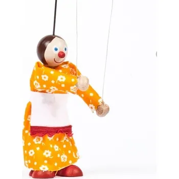 loutka Dřevěná loutka Maminka Boženka