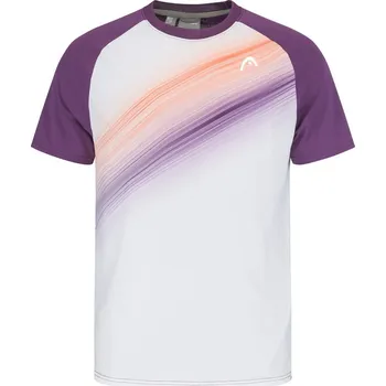 Pánské tričko Pánské tričko Head PERFORMANCE T-SHIRT MEN Barva: bílo-fialová, Velikost: XL