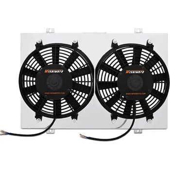 Chlazení pro motocykl Sahara ventilátoru pro závodní chladič MISHIMOTO - Sada - 93-95 Mazda RX7 s LS Engine Swap