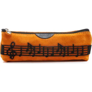 Penál Penál/taštička PARTITURA, semišová kůže Barva: Oranžová