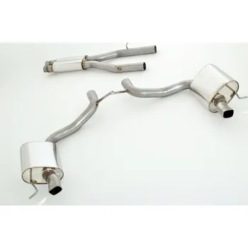 2x76mm Výfukový systém- Duplex (nerez) - s certifikátem ECE (991619TD-X3)