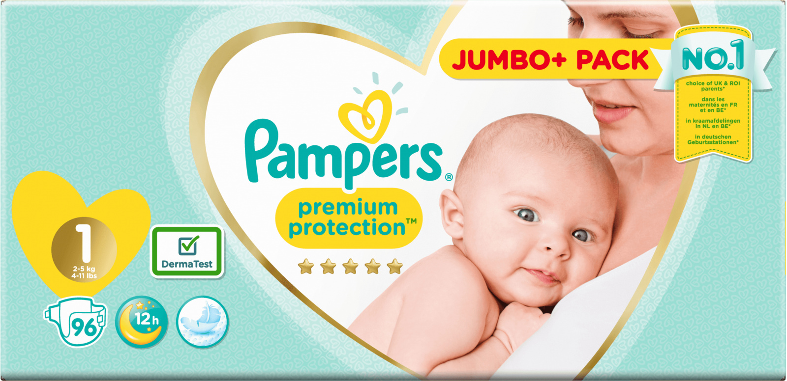 pampers premium protection 2 monatsbox