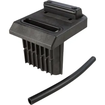 Garážová vrata LOCINOX ® LOCINOX® OGS Středový spodní doraz s odtokem vody, pro dvoukřídlové vrata, k zabetonování