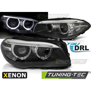 Přední světlomet XENON PŘEDNÍ SVĚTLA ANGEL EYES LED DRL ČERNÁ pro BMW F10 F11 10-07.13