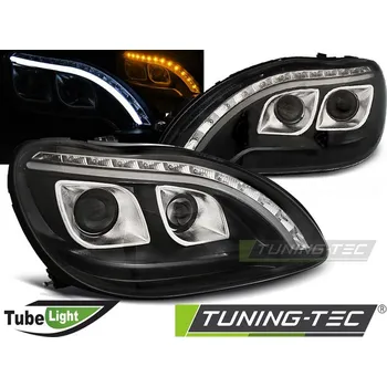 Přední světlomet PŘEDNÍ SVĚTLA TUBE LIGHT ČERNÁ pro MERCEDES W220 S-KLASA 09.98-05.05