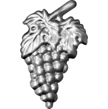 Tesařské kování KOVIAN, s.r.o. Hrozno strapec s listom 135x80mm, hrúbka 2mm, výlisok ľavý