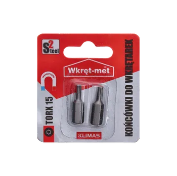 Bit Klimas 2 dílny blister bitů TX-15, délka 25mm