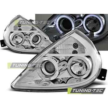 Přední světlomet PŘEDNÍ SVĚTLA FORD KA 11.96-08 ANGEL EYES CHROM