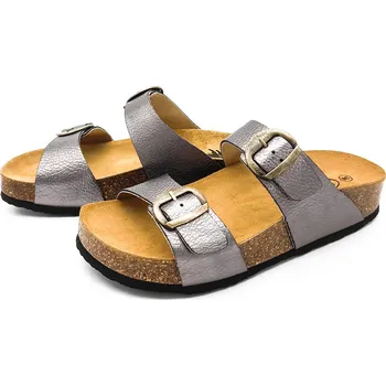 Dámské pantofle Dámské pantofle 345646 ELEFANTE LAME GRAFITO Plakton stříbrná Barva: grafito, Velikost: 40