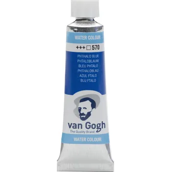 Vodová barva Akvarelová barva v tubě Van Gogh 10 ml - 570 Phthalo Blue