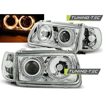 Přední světlomet PŘEDNÍ SVĚTLA ANGEL EYES CHROM pro VW POLO 6N 10.94-09.99