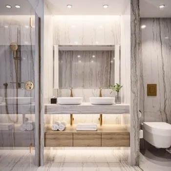 Zrcadlo Obdélníkové zkosené koupelnové zrcadlo - FAZA na míru