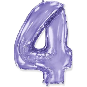 Balónek Balón foliový číslice fialová - lila 102 cm - 4