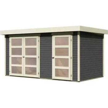 Zahrada dřevěný domek KARIBU MÜHLENTRUP 1 (83540) terragrau