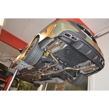 2x76mm Výfukový systém- Duplex Mercedes S/W205 C63 / C63 S AMG - s certifikátem ECE (991615TD-X3)