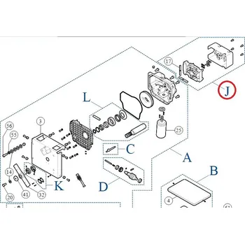 NICE SPWIDE0001 kompletný držiak ramena XBA19 pre závoru WIDES/M