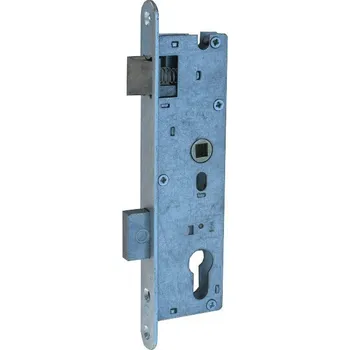 Dveřní kování KOVIAN, s.r.o. Zámok vložkový LAVÝ, zápust 50mm, rozteč 72mm, biely ZN