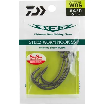 Háček Daiwa Steez Worm Hook SS WOS Velikost 3/0