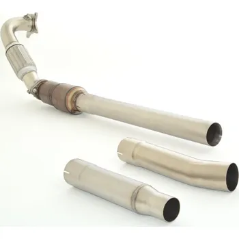 Katalyzátor 76mm Downpipe s nerezovým sportovním katalyzátorem (200 CPSI) - s certifikátem ECE (981032S-X3-DPKAHJS)