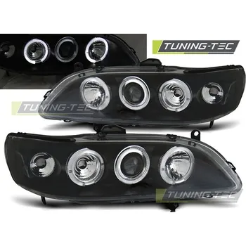 Přední světlomet PŘEDNÍ SVĚTLA HONDA ACCORD 98-02 ANGEL EYES ČERNÁ (USA)