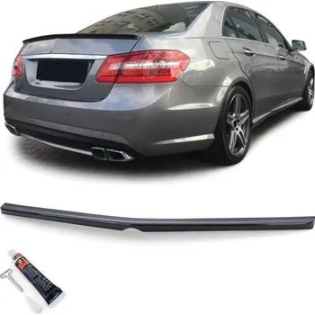 Tuning Zadní lip spoiler sport černý lesklá s ABE pro . Mercedes E W212 sedan 09-16