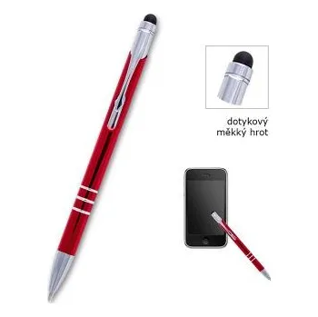 Kuličkové pero CONCORDE Soft, červené tělo