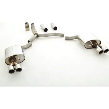 Tuning 76mm sportovní tlumič výfuku- Duplex (nerez) - s certifikátem ECE (971031SLD-X3-X)