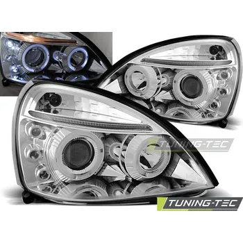 Přední světlomet PŘEDNÍ SVĚTLA RENAULT CLIO II 06.01-09.05 ANGEL EYES CHROM
