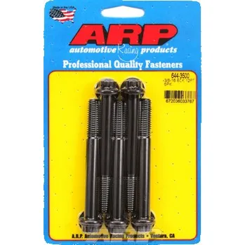 Šroub 3/8 "- 16 x 3.500 12pt 7/16 černý oxid šrouby" 5ks