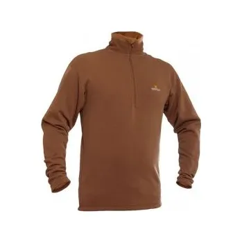 Pánská mikina WARMPEACE FRAM rubber brown XL; Hnědá mikina + DÁREK DLE VÝBĚRU!