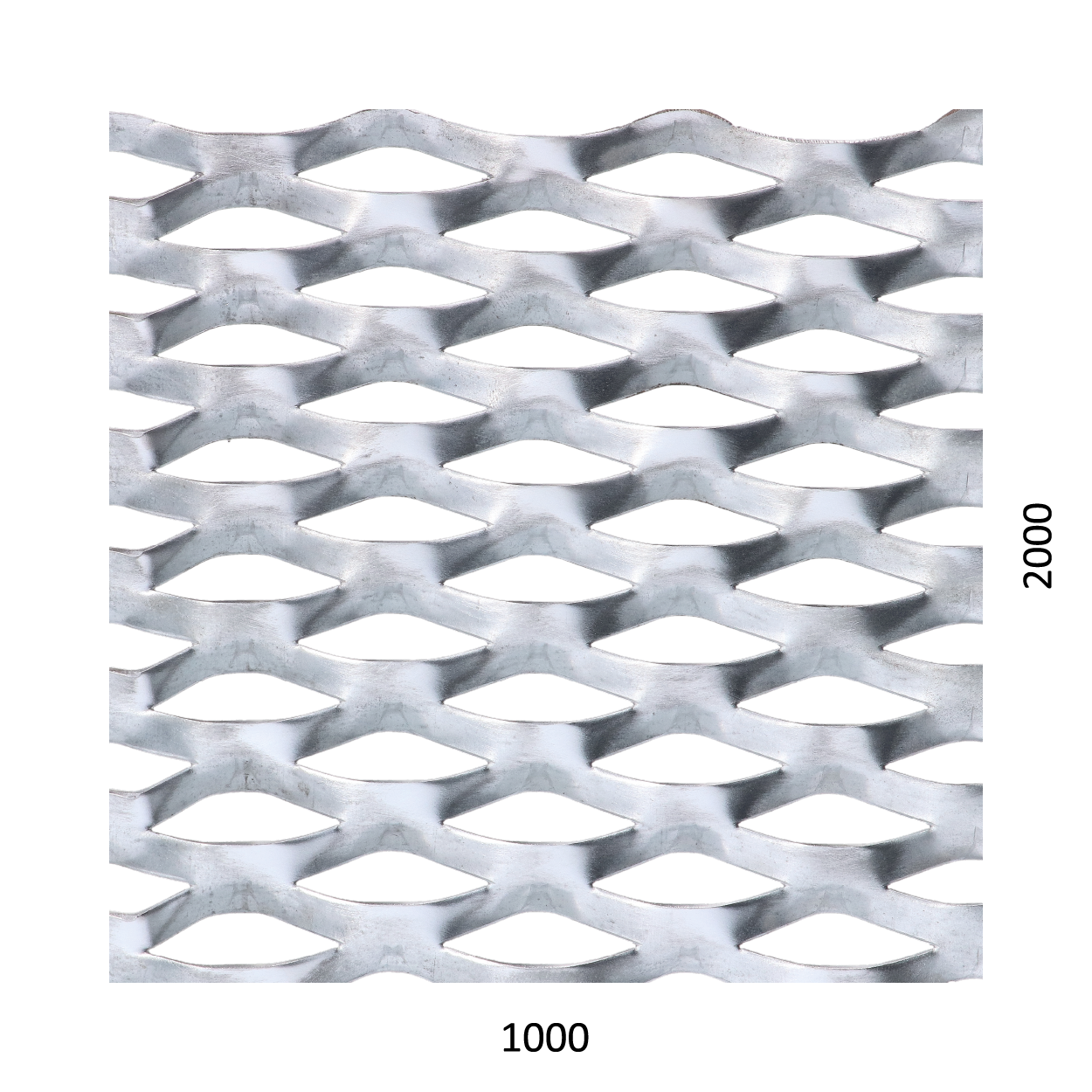 KOVIAN, s.r.o. Tahokov Zn 1000 x 2000 x 1,5 mm, oko 62 x 25 mm