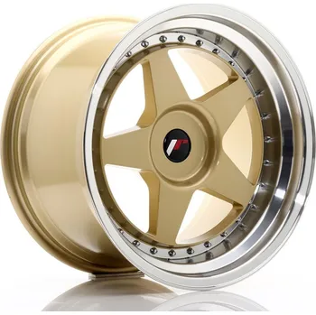 Alu kolo Japan Racing JR6 18x10,5 ET0-25 BLANK, Gold w/Machined Lip