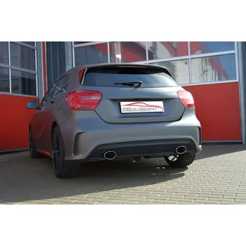 76mm Výfukový systém- Duplex Mercedes W176 A-Klasse FWD - s certifikátem ECE (991600T-X3-X)