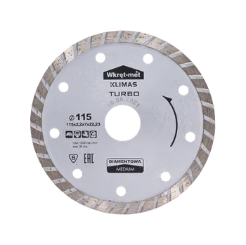 Řezný kotouč Klimas Turbo diamantový kotúč 115x2.2x22
