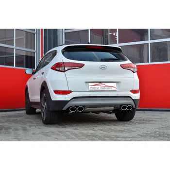70mm Výfukový systém- Duplex Hyundai Tucson (TL) - s certifikátem ECE (880430TD-X)