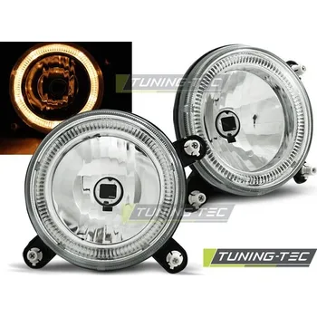 Osvětlení automobilu PŘEDNÍ SVĚTLA ANGEL EYES CHROM pro VW GOLF 1 / GOLF 2