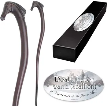 Karnevalový doplněk The Noble Collection Hůlka Smrtijed (Hřebec) – oficiální filmová replika z Harryho Pottera (hůlka)