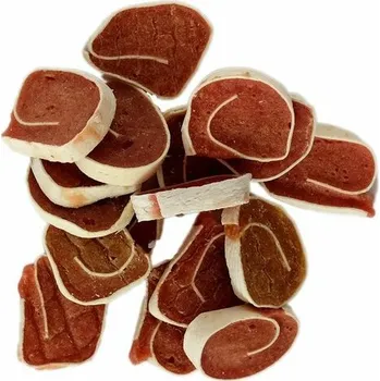 Pamlsek pro psa Salač závitek jehněčí s treskou 250 g