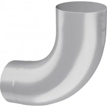 okap Koleno hliníkové bílo hliníkové 120/85st. lisované